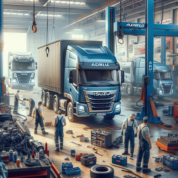 Отключение системы AdBlue (мочевины) на автобусе Isuzu Gala Mio -