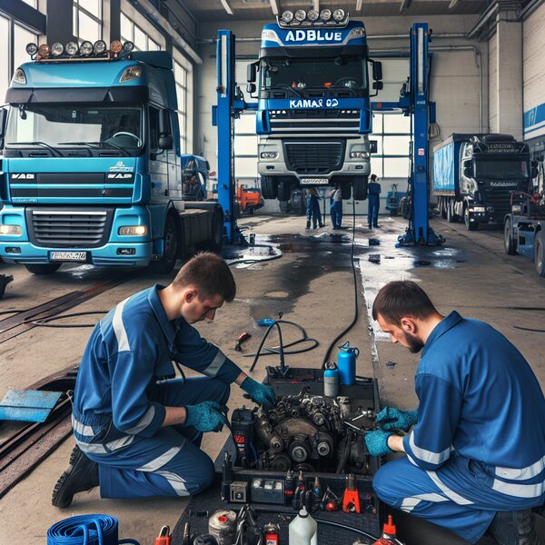 Отключение AdBlue на КАМАЗ-6398: Услуга по отключению системы мочевины для