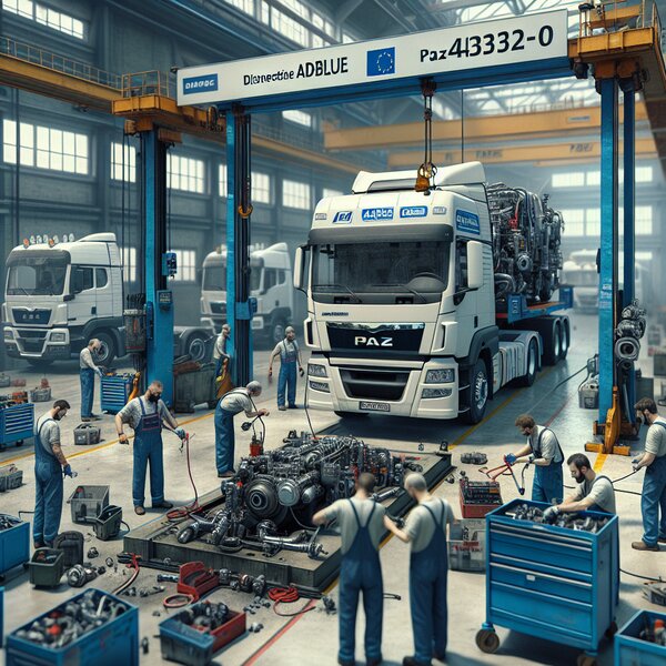 Отключение системы AdBlue на автобусе ПАЗ-4230-20: профессиональные услуги по