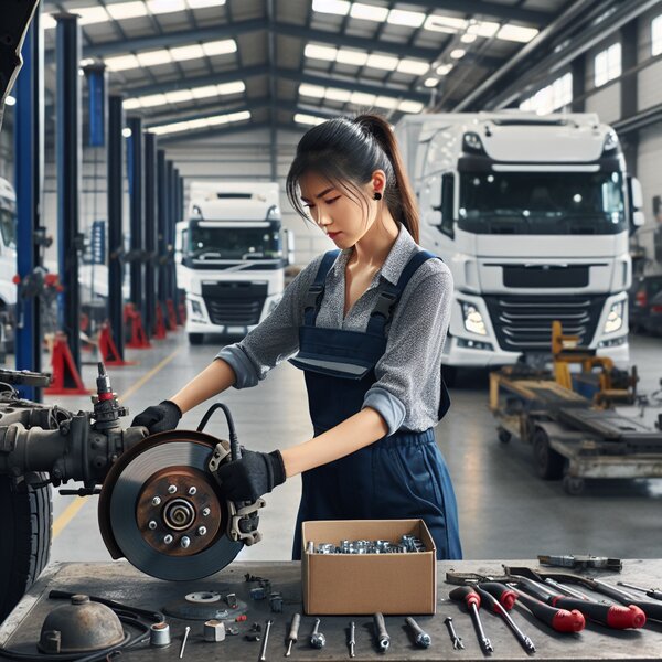 Замена тормозной камеры на грузовиках Volvo, Scania, Mercedes, Renault, DAF,