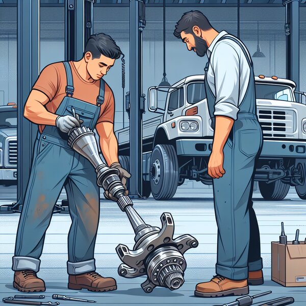 Снятие и установка карданного вала Volvo, Scania, Mercedes, Renault, DAF, Камаз