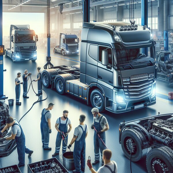 Замена моторного масла для Volvo, Scania, Mercedes, Renault, DAF, Камаз, МАЗ,
