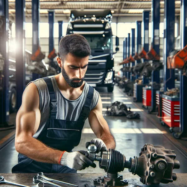 Замена наконечника кулисы КПП для грузовиков: