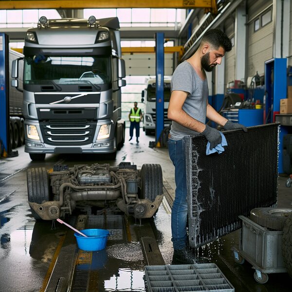Профессиональная мойка радиаторов Volvo, Scania, Mercedes, Renault, DAF, Камаз,