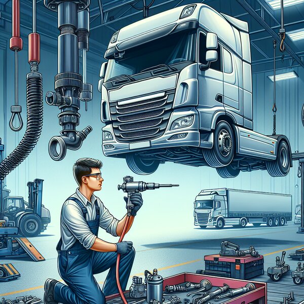 Ремонт кронштейна осушителя воздуха для Volvo, Scania, Mercedes, Renault, DAF,