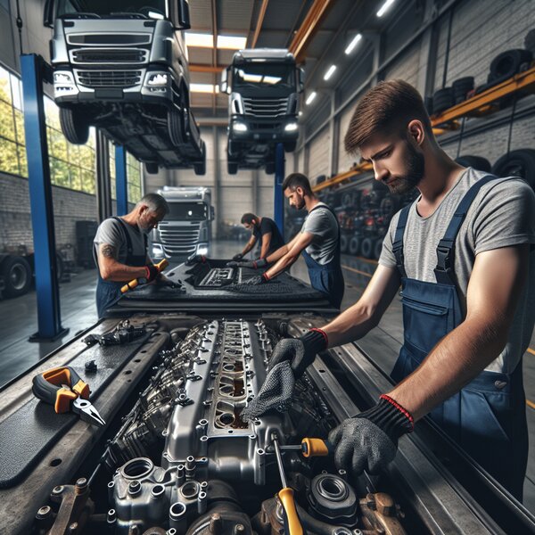 Зачистка плоскости картера двигателя для Volvo, Scania, Mercedes, Renault, DAF,