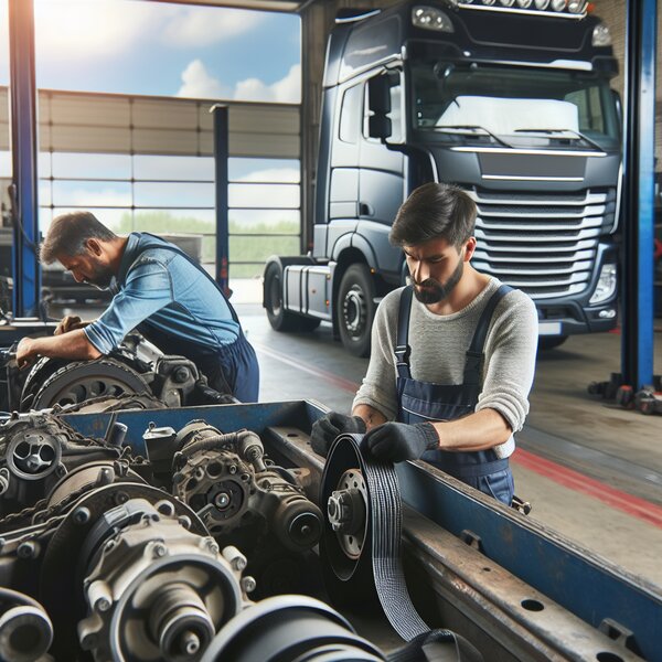 Замена приводных ремней для Volvo, Scania, Mercedes, Renault, DAF, Камаз, МАЗ,