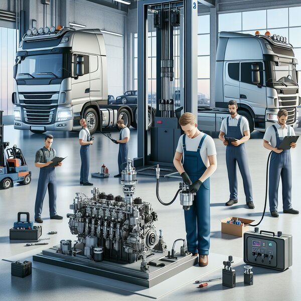 Замена дозирующего блока ТНВД для грузовиков Volvo, Scania, Mercedes, Renault,
