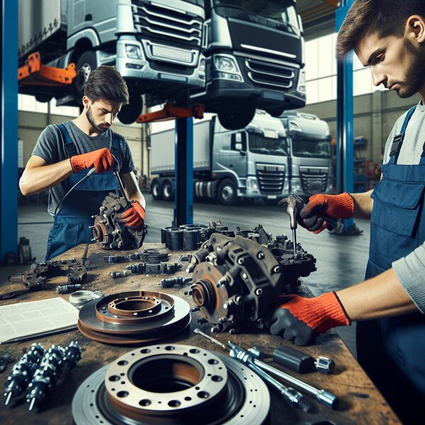 Полная переборка суппорта (2 шт) для грузовиков Volvo, Scania, Mercedes,