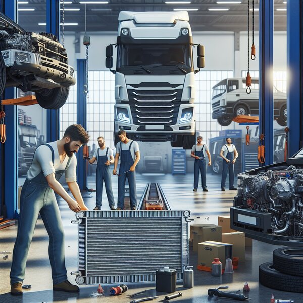 Ремонт радиатора кондиционера Volvo, Scania, Mercedes, Renault, DAF, Камаз, МАЗ