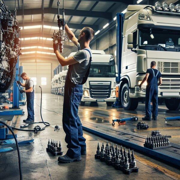 Замена топливной форсунки для Volvo, Scania, Mercedes, Renault, DAF, Камаз, МАЗ