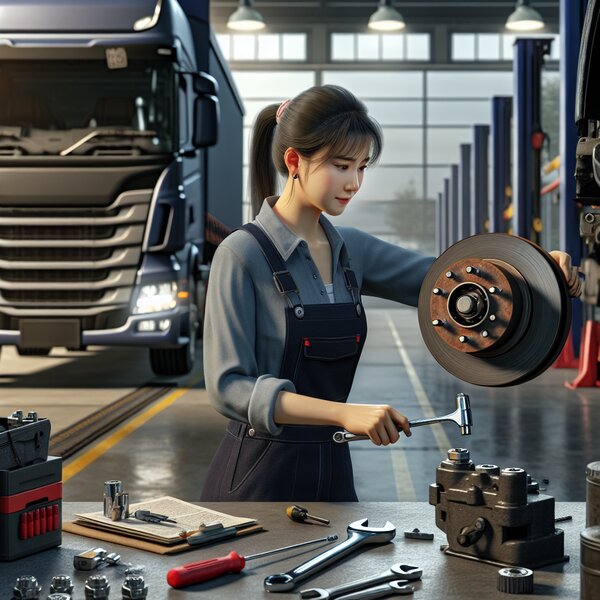 Снятие и установка тормозного крана для Volvo, Scania, Mercedes, Renault, DAF,