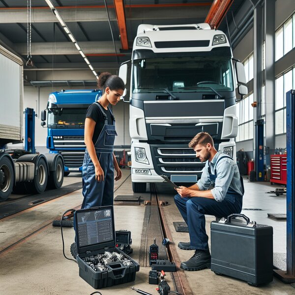 Диагностика ABS и ESP на полуприцепах и тягачах Volvo, Scania, Mercedes,