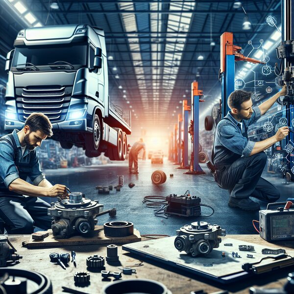 Проверка и диагностика датчиков давления тормозных модуляторов для грузовиков