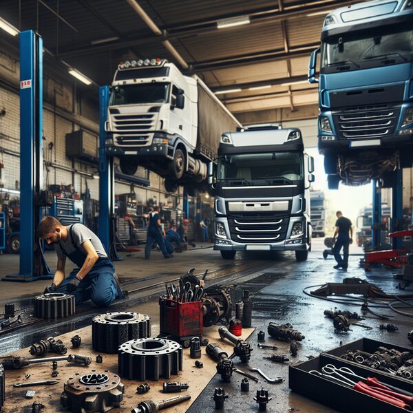 Ремонт и замена датчиков осей полуприцепов Volvo, Scania, Mercedes, Renault,