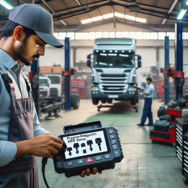 Программная диагностика ABS через OBD-II для Volvo, Scania, Mercedes, Renault,