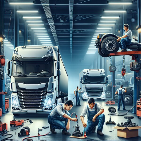 Проверка и замена датчиков давления тормозных модуляторов для грузовиков Volvo,