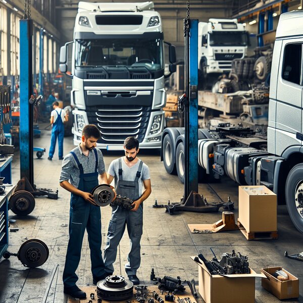 Проверка тормозной системы после ремонта: Volvo, Scania, Mercedes, Renault, DAF