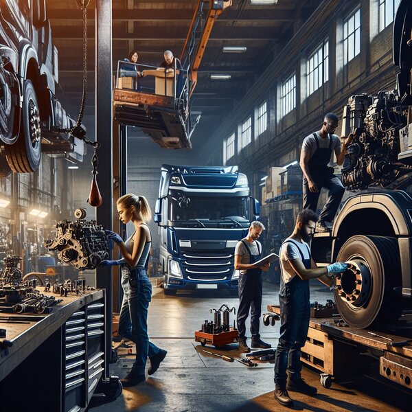 Ремонт и замена клапанов тормозного давления для Volvo, Scania, Mercedes,