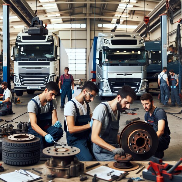 Ремонт и замена тормозных катушек ABS для грузовиков Volvo, Scania, Mercedes,