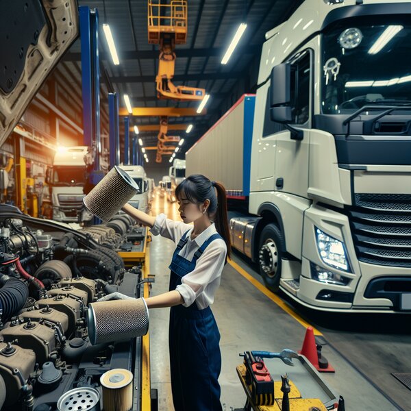 Проверка и Замена Воздушных Фильтров Тормозной Системы для Грузовиков Volvo,