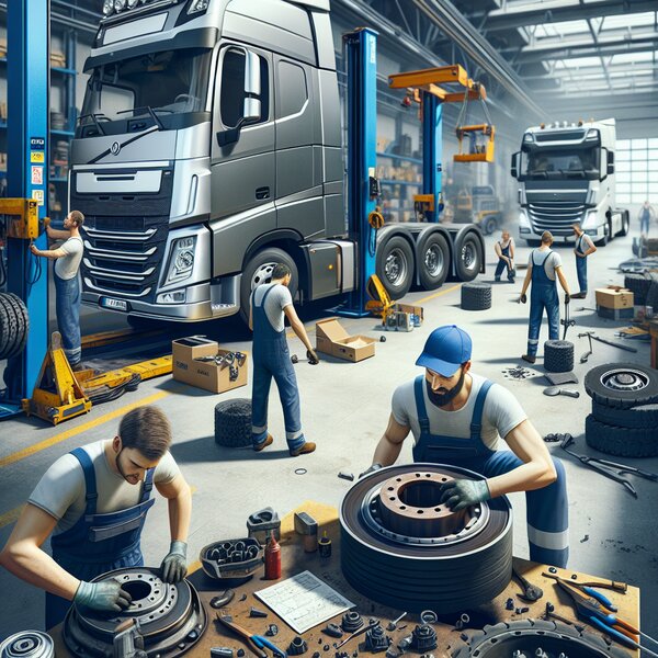 Замена резинотехнических уплотнителей тормозной системы Volvo, Scania, Mercedes