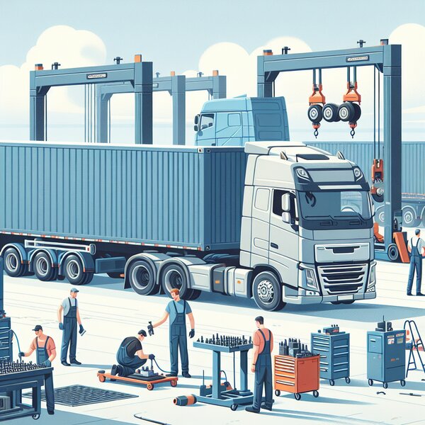 Замена тормозных регуляторов на полуприцепах: Volvo, Scania, Mercedes, Renault,