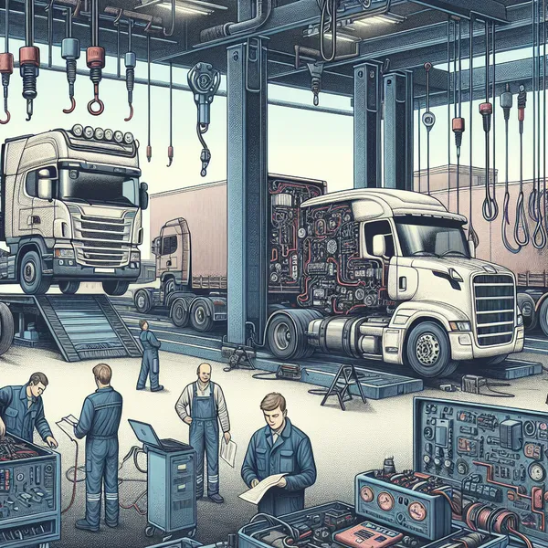 Диагностика электросистем тягачей и прицепов