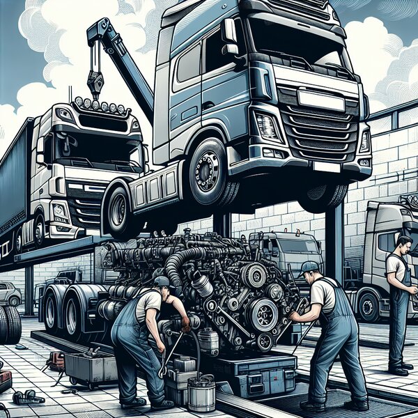 Замена прокладки картера двигателя для Volvo, Scania, Mercedes, Renault, DAF,