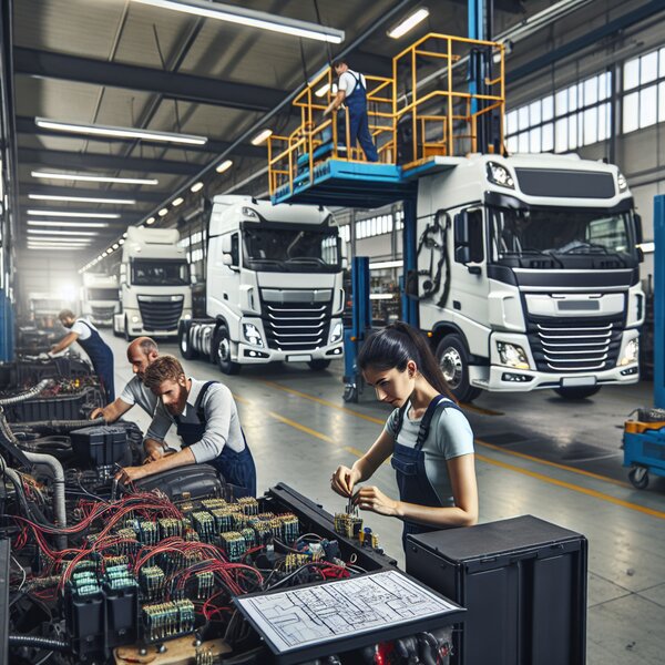 Замена предохранителей в электрической системе грузовиков Volvo, Scania,