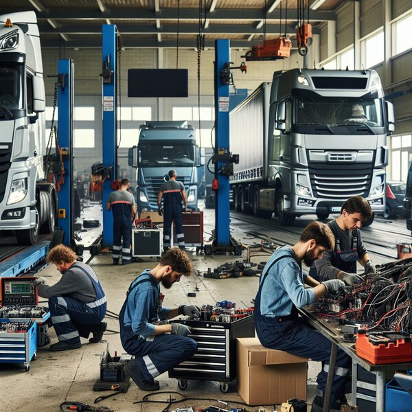 Устранение неисправностей электроцепей тягачей и прицепов Volvo, Scania,