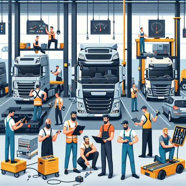 Ремонт и замена датчиков температуры на тягачах Volvo, Scania, Mercedes,