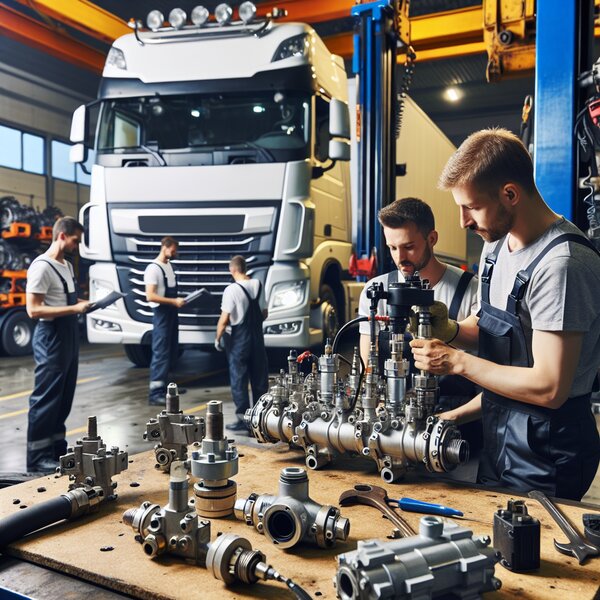 Ремонт и замена электромагнитных клапанов пневмосистем Volvo, Scania, Mercedes,