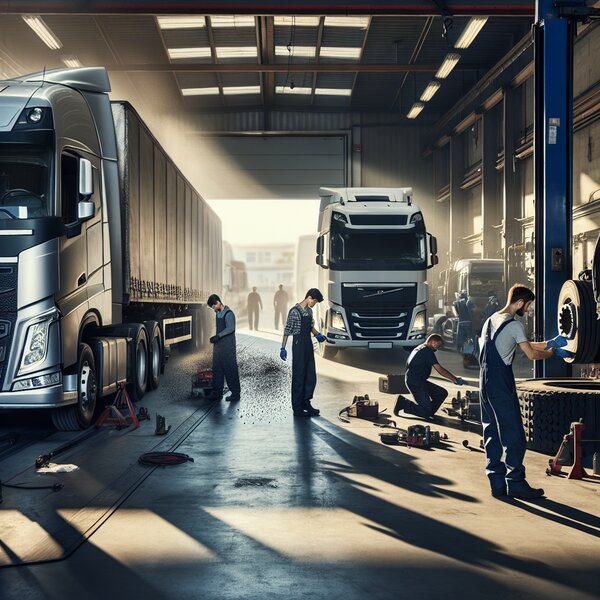 Монтаж и настройка системы экстренного торможения на тягачах Volvo, Scania,