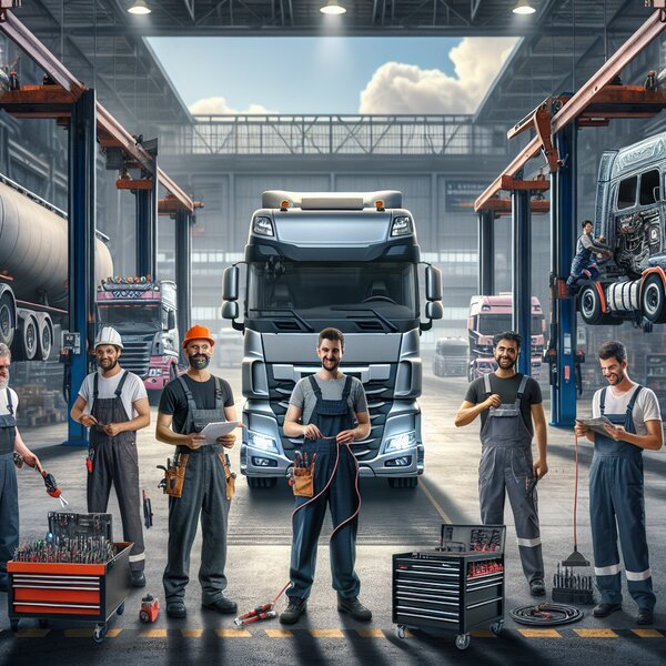 Ремонт и замена проводки в противоугонной сигнализации грузовиков Volvo, Scania