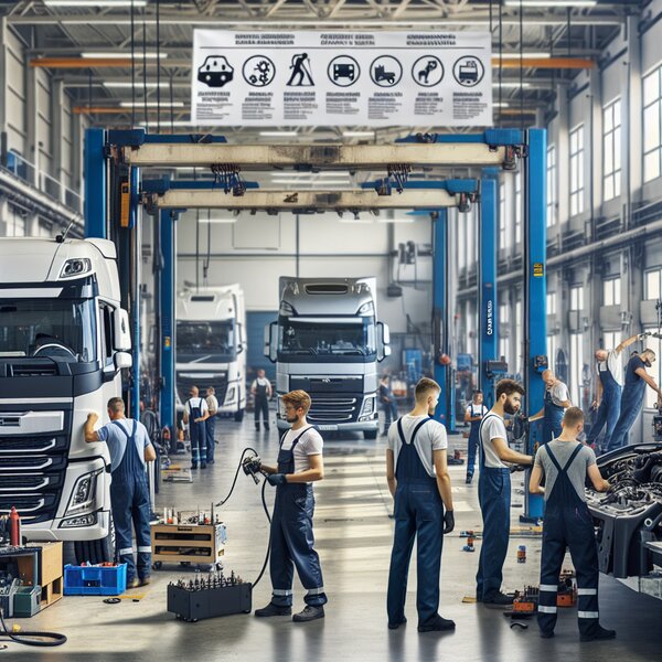 Ремонт и замена датчиков уровня жидкости системы охлаждения тягачей Volvo,