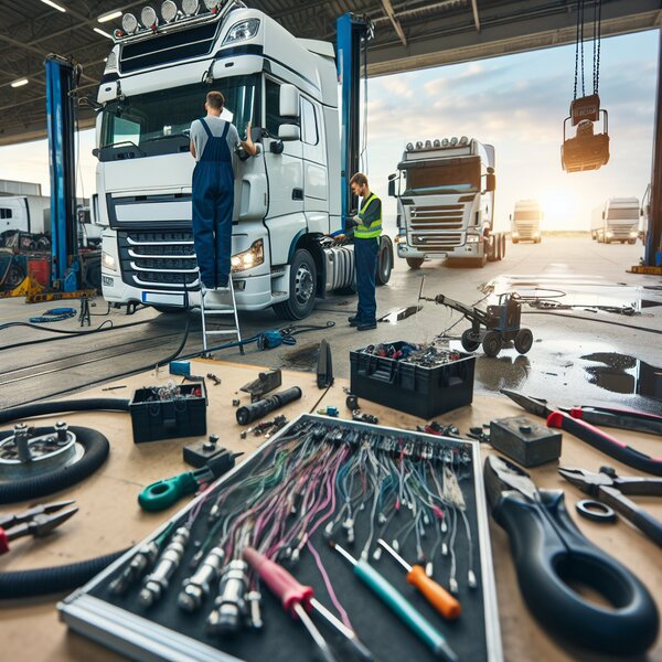 Проверка и замена проводки подогрева зеркал для тягачей Volvo, Scania, Mercedes