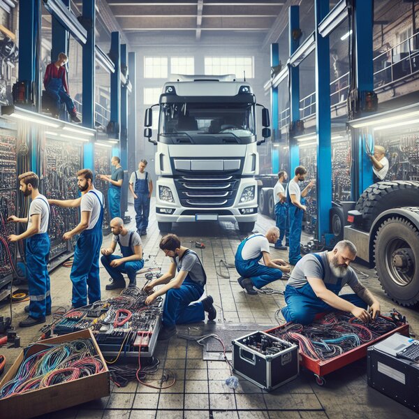 Ремонт электропроводки Volvo, Scania, Mercedes, Renault, DAF, Камаз, МАЗ,