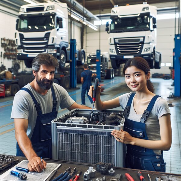 Ремонт и настройка системы отопления рефрижераторов Volvo, Scania, Mercedes,