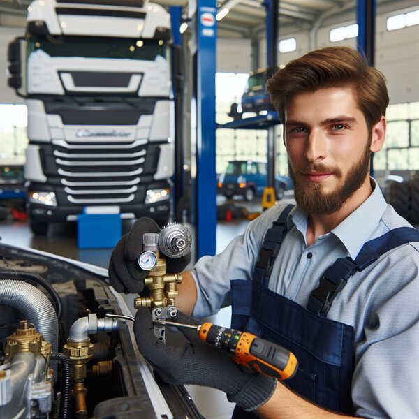 Проверка термостатического клапана в рефрижераторе: Volvo, Scania, Mercedes,