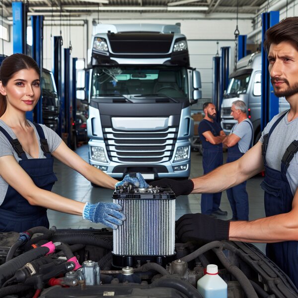 Замена охлаждающей жидкости в рефрижераторных установках Volvo, Scania,