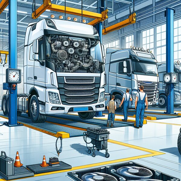 Проверка и настройка системы охлаждения для грузовиков: Volvo, Scania, Mercedes