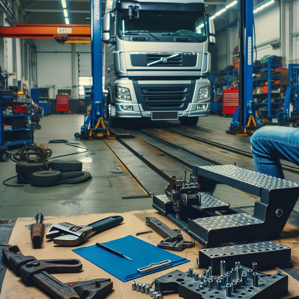 Восстановление кронштейна крепления ступеньки для грузовиков Volvo, Scania,