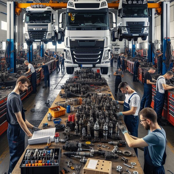 Ремонт и замена электроклапанов хладагента для Volvo, Scania, Mercedes, Renault