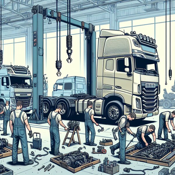 Проверка и замена герметичных соединений в системе охлаждения для грузовиков