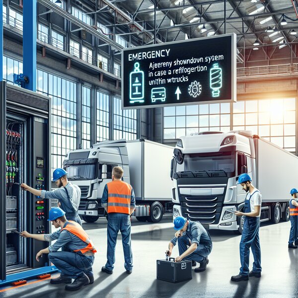 Настройка системы аварийной остановки рефрижератора Volvo, Scania, Mercedes,