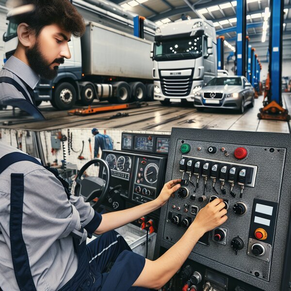 Ремонт и замена кнопок управления рефрижераторами Volvo, Scania, Mercedes,