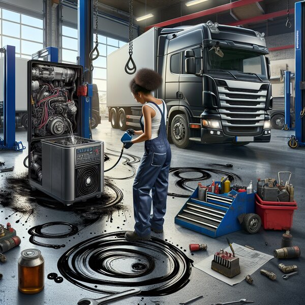 Замена масла в компрессоре для рефрижераторов Volvo, Scania, Mercedes, Renault,