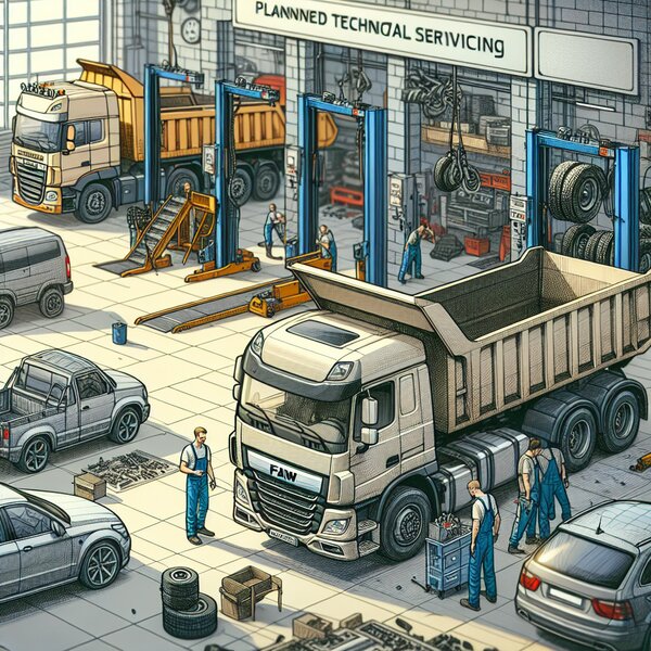Плановое ТО самосвала FAW CA3252: надежность и безопасность вашего транспорта