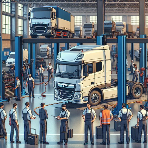 Плановое ТО FAW J6 3250: Профессиональное обслуживание для надежности и